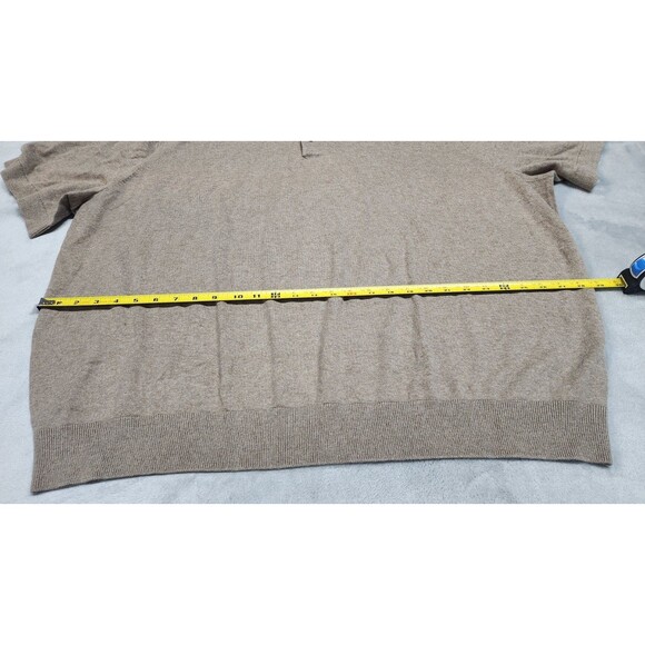 Hawker Rye Men's 3XL Brown Heathered Sweatshirt Polo NWT - Picture 9 of 10